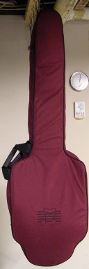 The Libellula EUB in its custom made Colorado Case gig bag