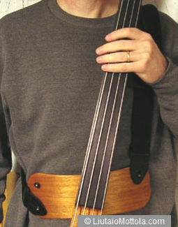 The first strap is attached like this.